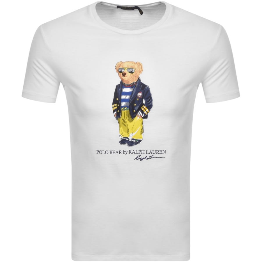 Alternative Image for ProductRalph Lauren Short Sleeved Logo T Shirt White1